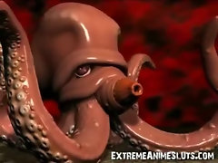 3D Emo Teen Creampied by Tentacles!
