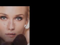 Diane Kruger gets a facial tribute cum pic