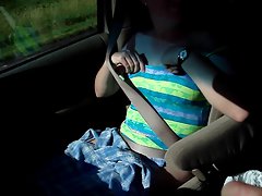 Wife flashed while driving on a busy interstate