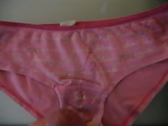 Pink Panty Cumshot 01