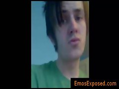Selfshot of cute emo teenage gay boys