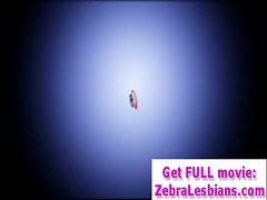 Zebra Lesbians - Ebony Lez Babes Strap-On Fuck 19