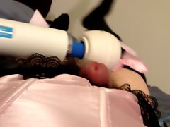 Madam trains her sissy to love penis :)