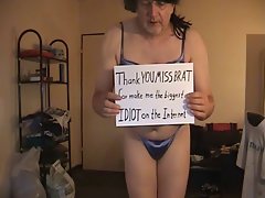 Exposed Faggot by Petite Miss Brat