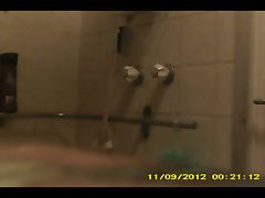 Spy Key chain camera in bathroom