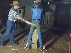 Spanked by Cowboy in the Barn