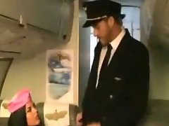 Stewardess Madison Parker Fucks 2 Guys