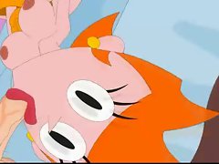 Dexter and Fam Guy cartoon heroes blowjob porn scenes