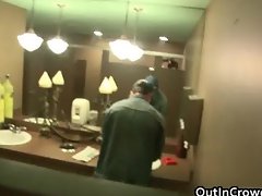 Guys fucking and sucking in a bathroom part4