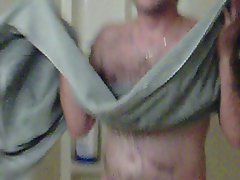 My Partner taking his shower