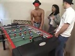 Guys gang fuck a naughty Arab babe