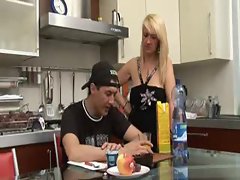 Seduction of a young man by hot mom