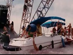 Celeb Kelly Brook nude and lactating in Piranha 3D