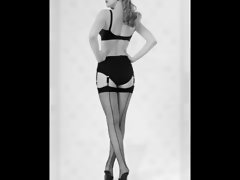 Retro stockings girdle and stilettos - Stills