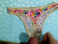 cuming in my petite sister thongs