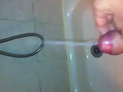 big loads cumshot in the shower