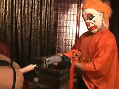 Gay clown and his fuck machine