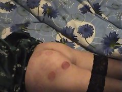 spank butt after vacuum