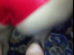Girl Friend In Red Satin Panties