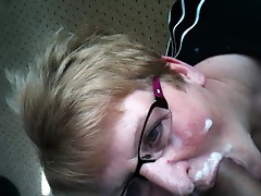 face spunked on yummy