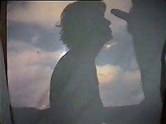 Oral sex in silhouette