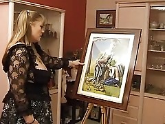 Super hot older french woman get fucked by 2 guys