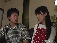 Japanese girl gets pussy licked and poked before fucking his cock