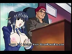 Hentai babe has a couple of studs to deal with that she fucks