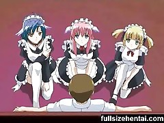 Kosuke banging three maids