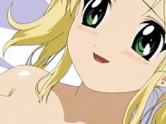 Radiant blonde hentai girl