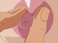 Horny anime porn minx having pink teats teased and giving sucking sex