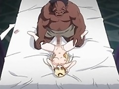Blonde hentai girl gets fucked in various poses