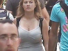 realy busty girl on the streat
