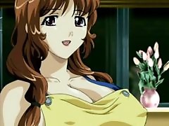 Breasty manga wife fucking