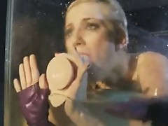 Ashley fires lusty sweetheart in the aquarium do sextoy fuck