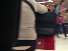 Nice White Thong - Waiting at the airport - Part I