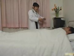 Japanese female doctor gets some hot sex