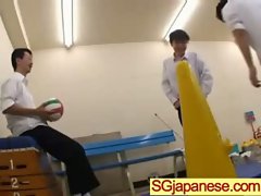 Asians Girls In School Uniforms Get Banged video-23