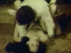 Vintage rape scene