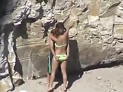 Couple fucking on beach