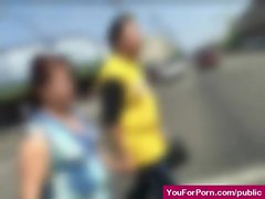 Asses In Public - Sexy Pornstars Outdoor Exposing and Fucking 25
