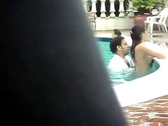 Sex in the pool and no one seems to give a damn.