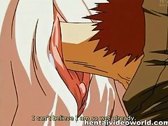 Nipple play and hot fuck in anime bdsm