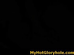 Black babe sucking cock - Gloryhole Initiations 10