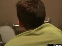 Guys fucking and sucking in a bathroom part3