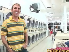 Horny Gays Having Sex in Public Laundry part4