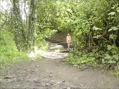 Nude in public - More walking in woods