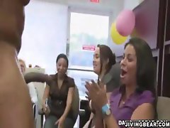 Black Dick Sucked at Party