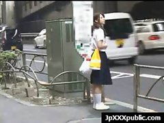 Hot Young Japanese babes Fuck In Public video-05