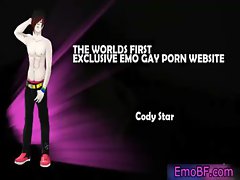 Cute redhead gay emo wannking 3 by EmoBF gay video